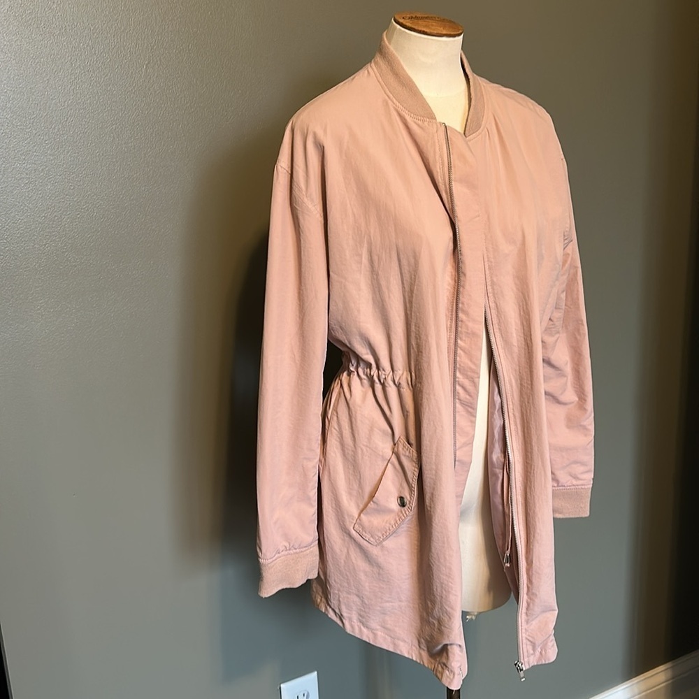 Women's Pink Bomber Jacket - Picture 2 of 4